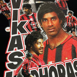 Shop AC MILAN VIKASH DHORASOO BOOTLEG TEE, classic football shirts, vintage football shirts & retro soccer jerseys at Cult Kits