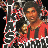 Shop AC MILAN VIKASH DHORASOO BOOTLEG TEE, classic football shirts, vintage football shirts & retro soccer jerseys at Cult Kits