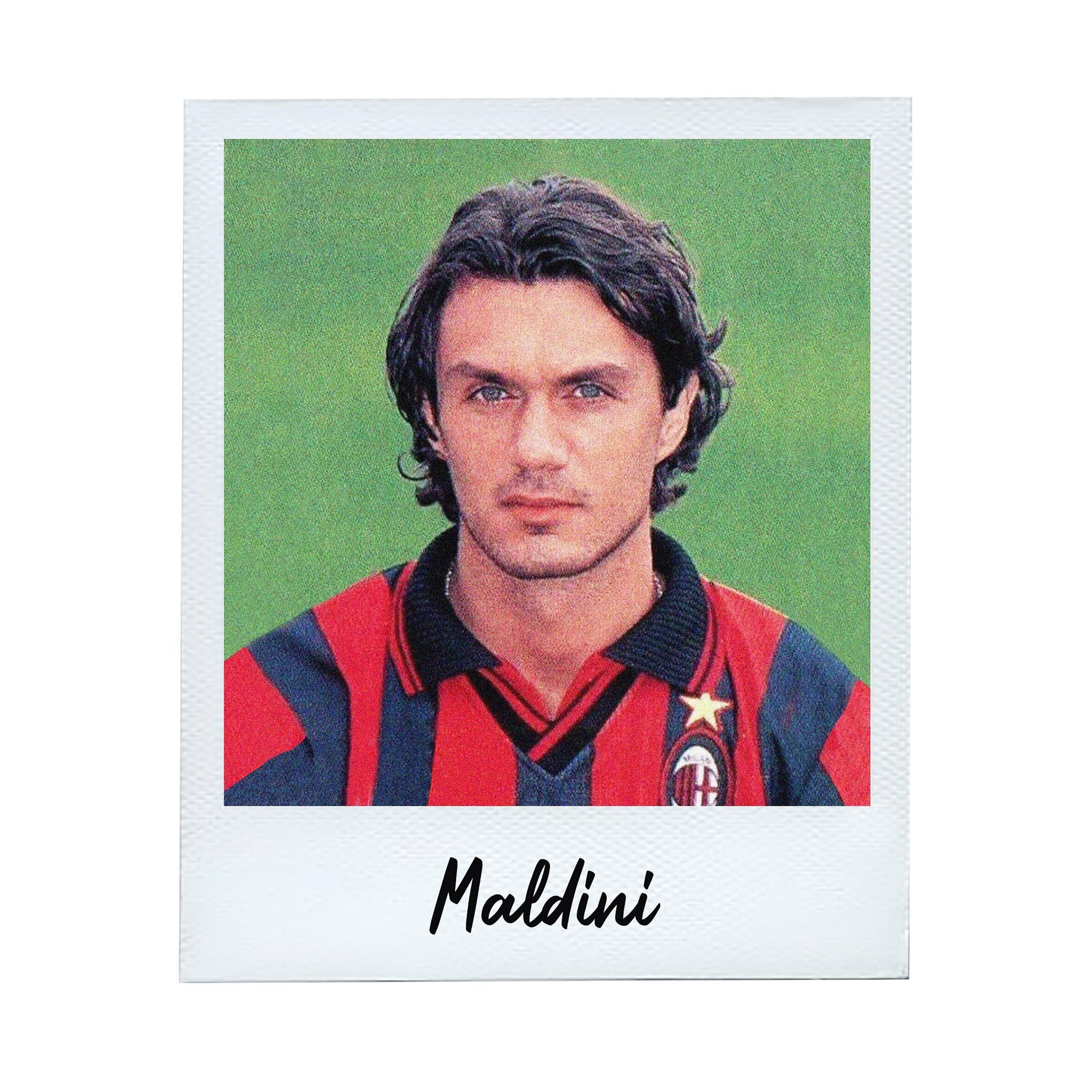 Close Up - AC Milan Maldini Polaroid Tee - AC Milan Graphic T-Shirts at Cult Kits