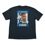 Black Argentina Veron Bootleg Tee - Argentina Legend Graphic T-Shirt