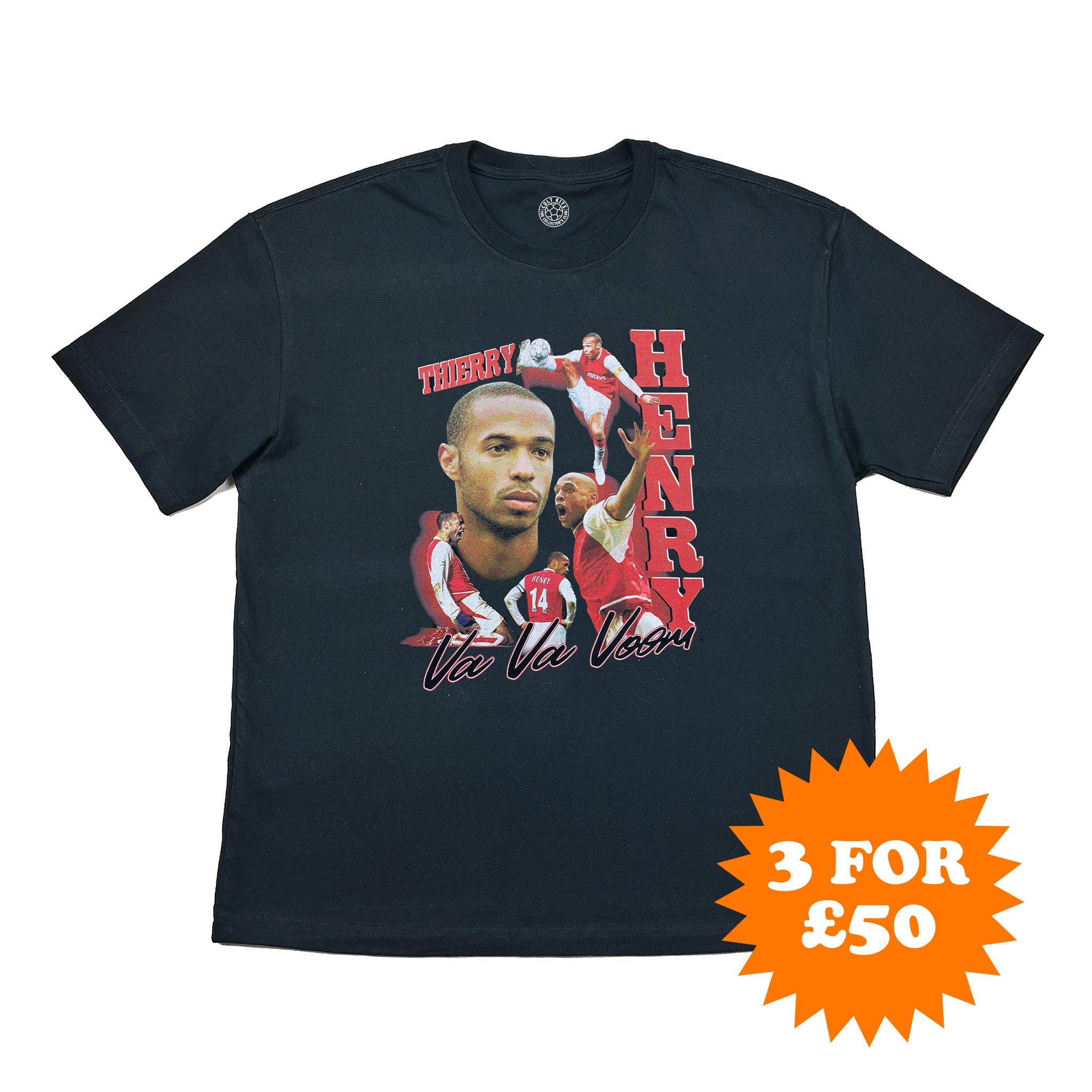 Arsenal Henry Bootleg Tee - Arsenal Invincibles Graphic T-Shirt at Cult Kits