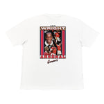 White - Arsenal Ian Wright Bootleg Tee - Arsenal Legend T-Shirts at Cult Kits