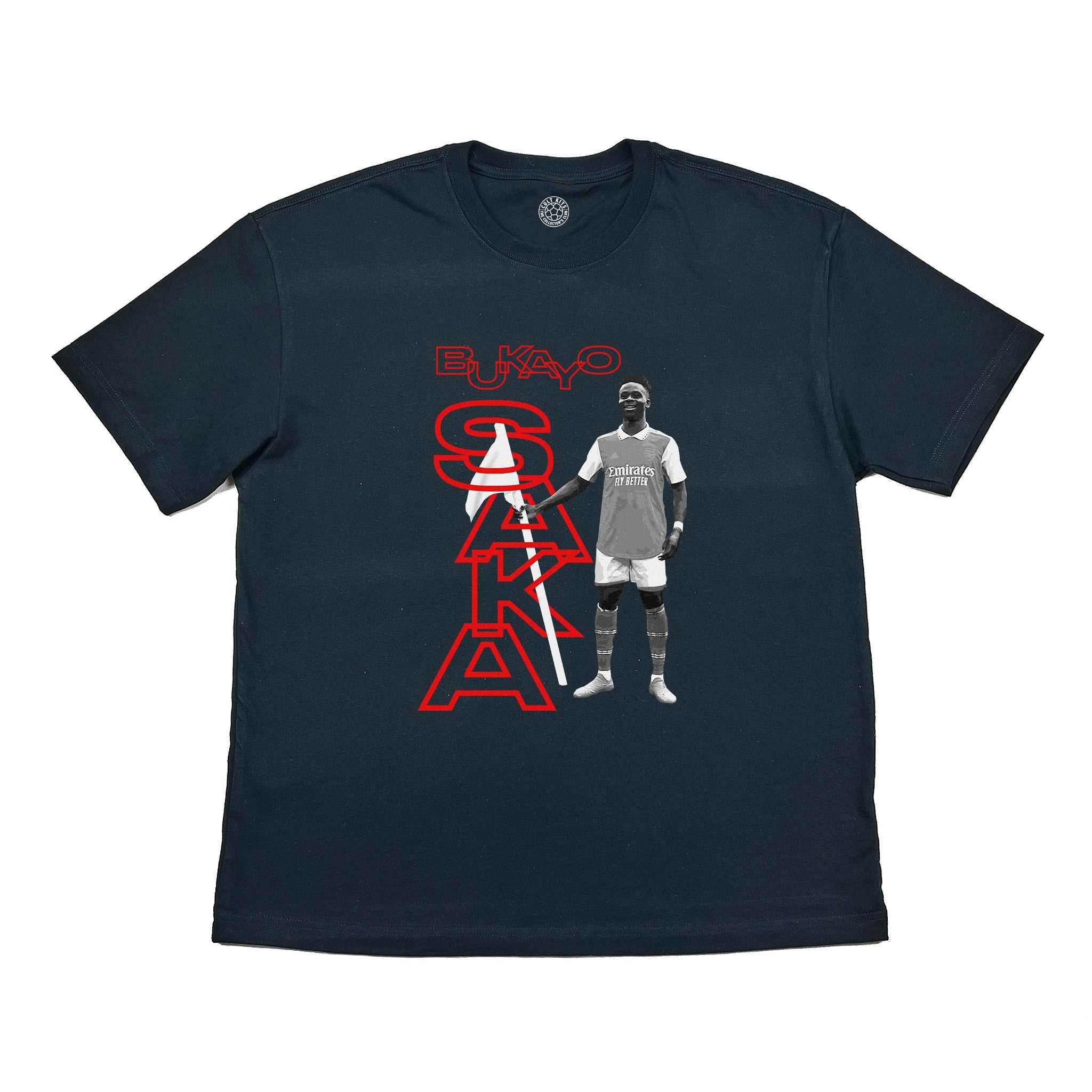 Buy Arsenal Saka Bootleg Tee ~ Free worldwide shipping ~ Authentic Vintage Football Shirts from Cult Kits