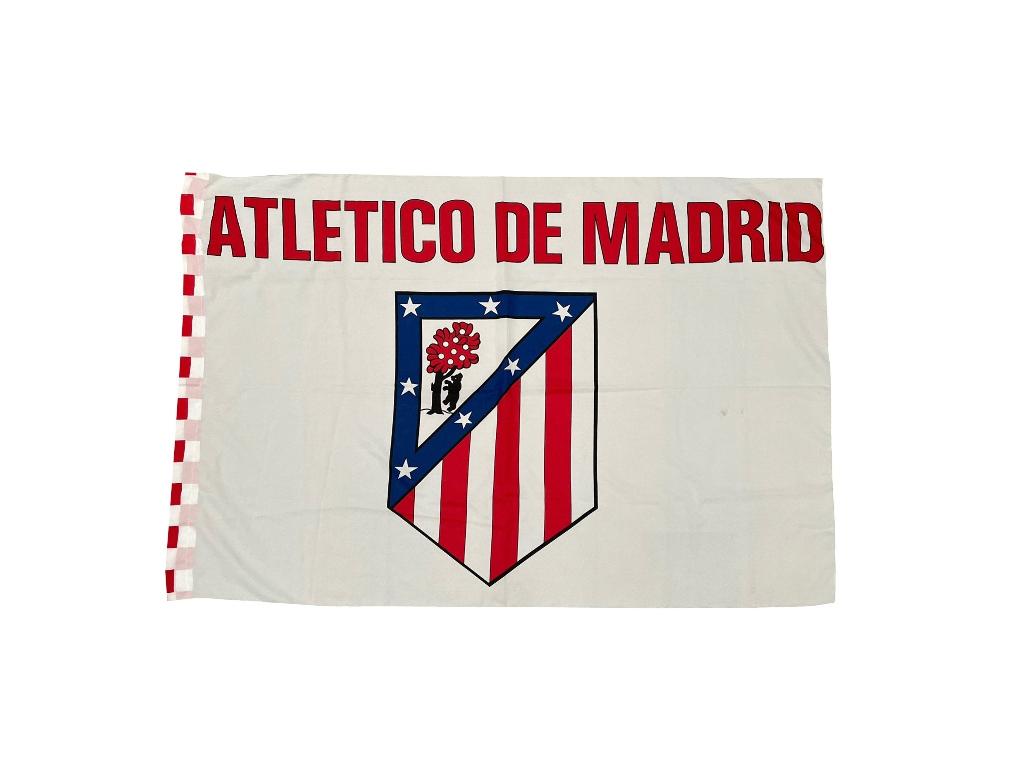 Buy Atletico Madrid Full Size Flag ~ Free worldwide shipping ~ Authentic Vintage Football Shirts from Cult Kits