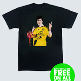 Shop BRUCE LEE HONG KONG POP-UP GRAPHIC TEE, classic football shirts, vintage football shirts & retro soccer jerseys at Cult Kits