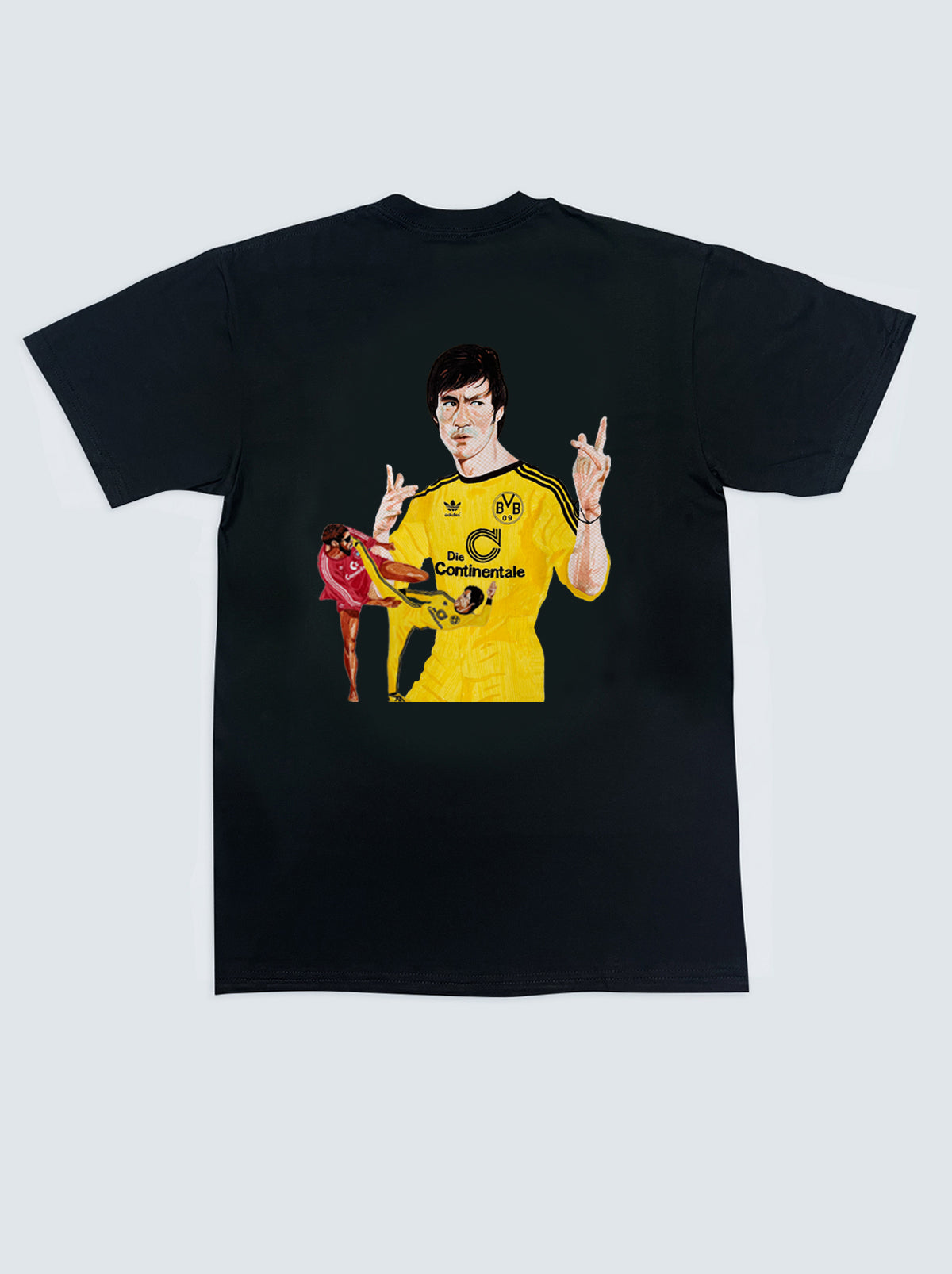 Shop BRUCE LEE HONG KONG POP-UP GRAPHIC TEE, classic football shirts, vintage football shirts & retro soccer jerseys at Cult Kits