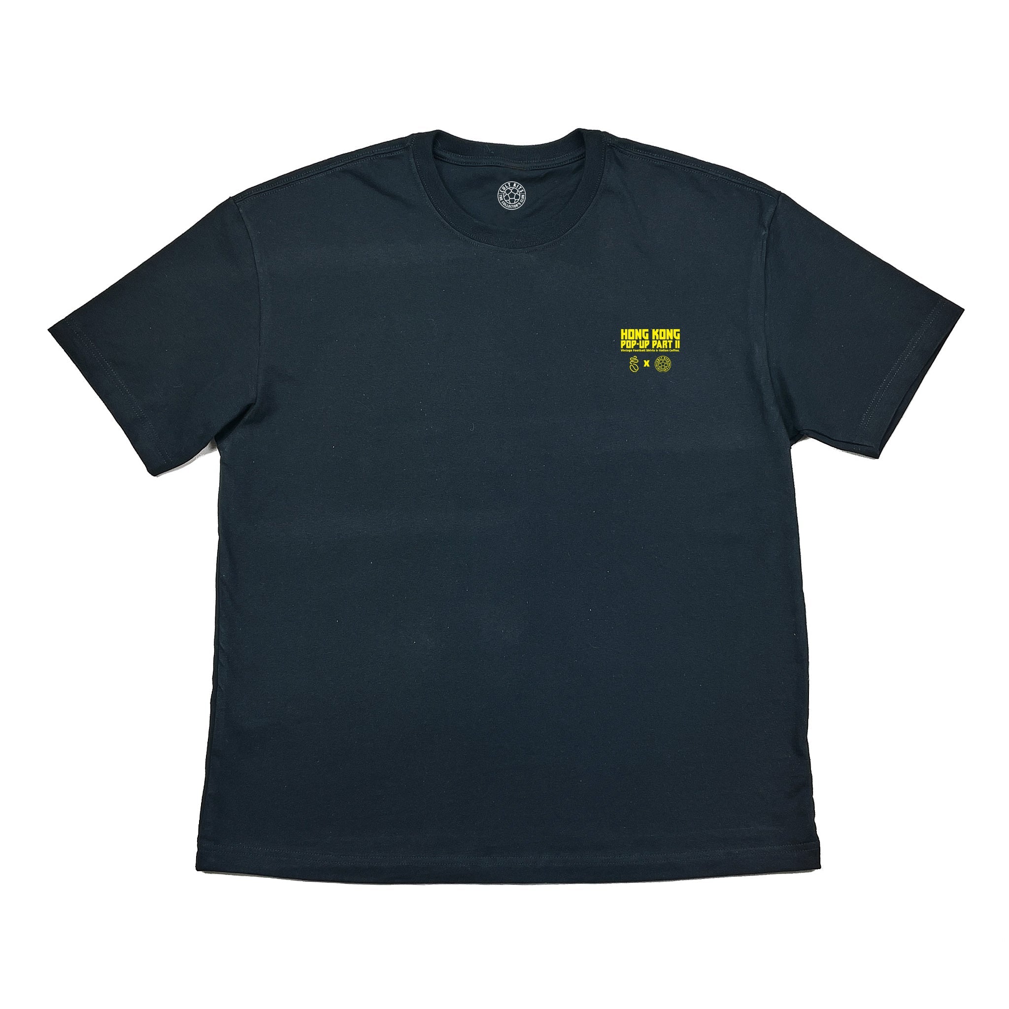 BLACK BRUCE LEE HONG KONG GRAPHIC TEE - The homage to a 'CULT' Martial Arts Film Legend at Cult Kits Front