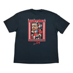 Black Cantona 'Le King' Bootleg Tee - Man United Cantona T-Shirt at Cult Kits
