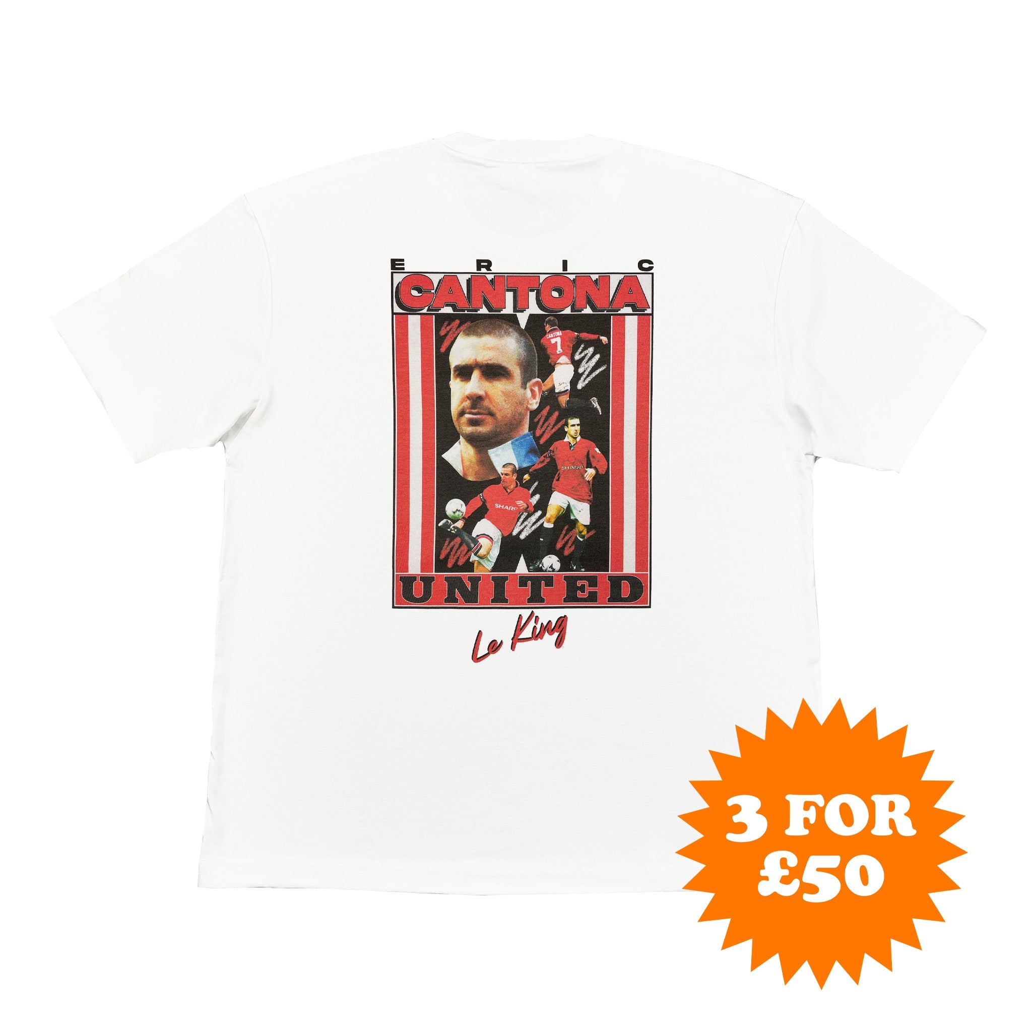 Cantona Le King Manchester United Bootleg Tee