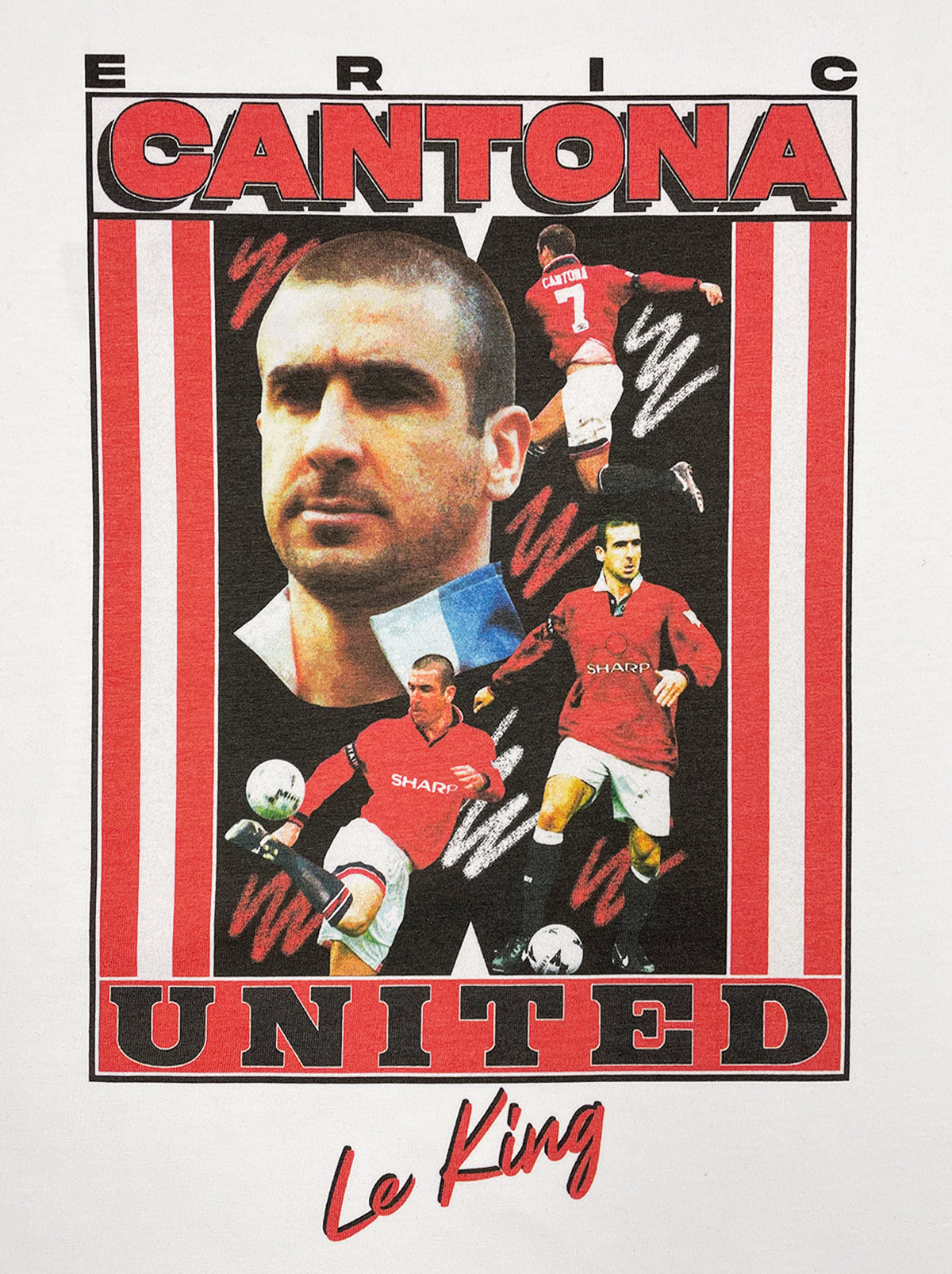 CANTONA 'LE KING' BOOTLEG TEE