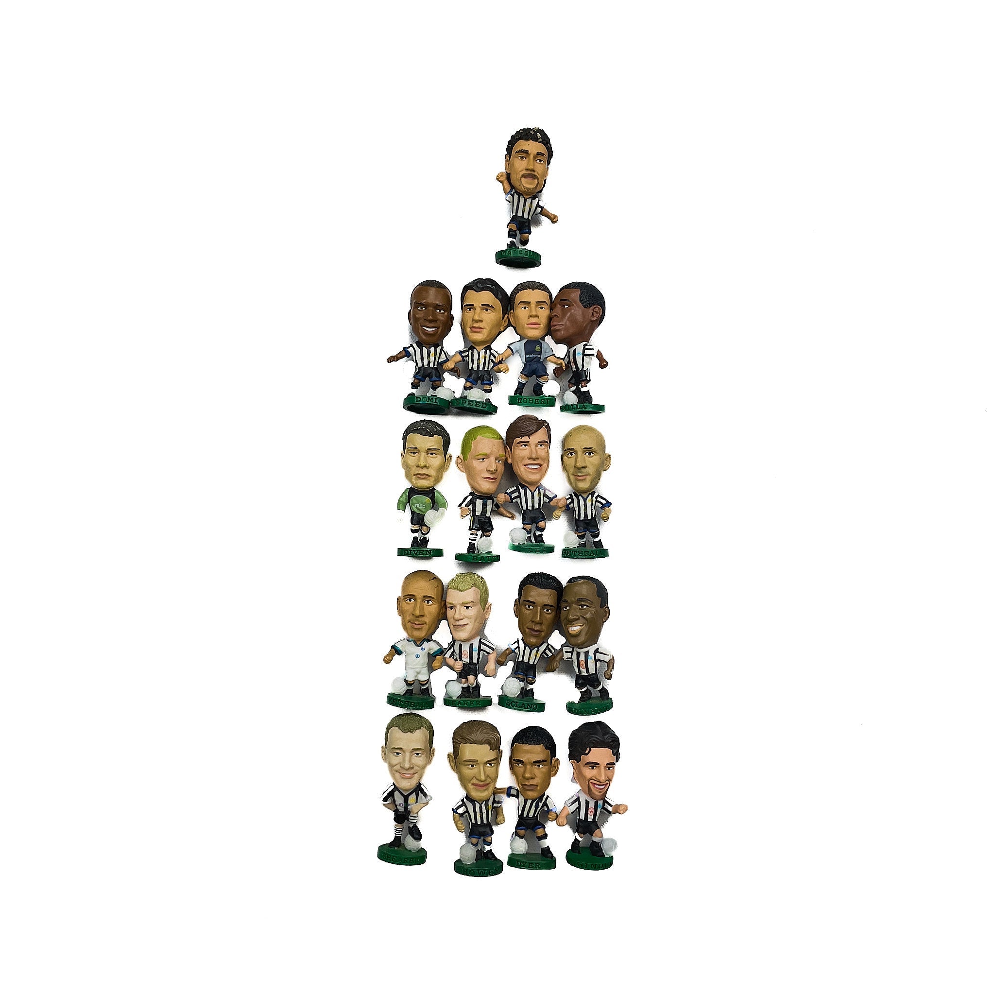 Buy Corinthian Prostars - Newcastle United - 17 Figures ~ Free worldwide shipping ~ Authentic Vintage Football Shirts from Cult Kits