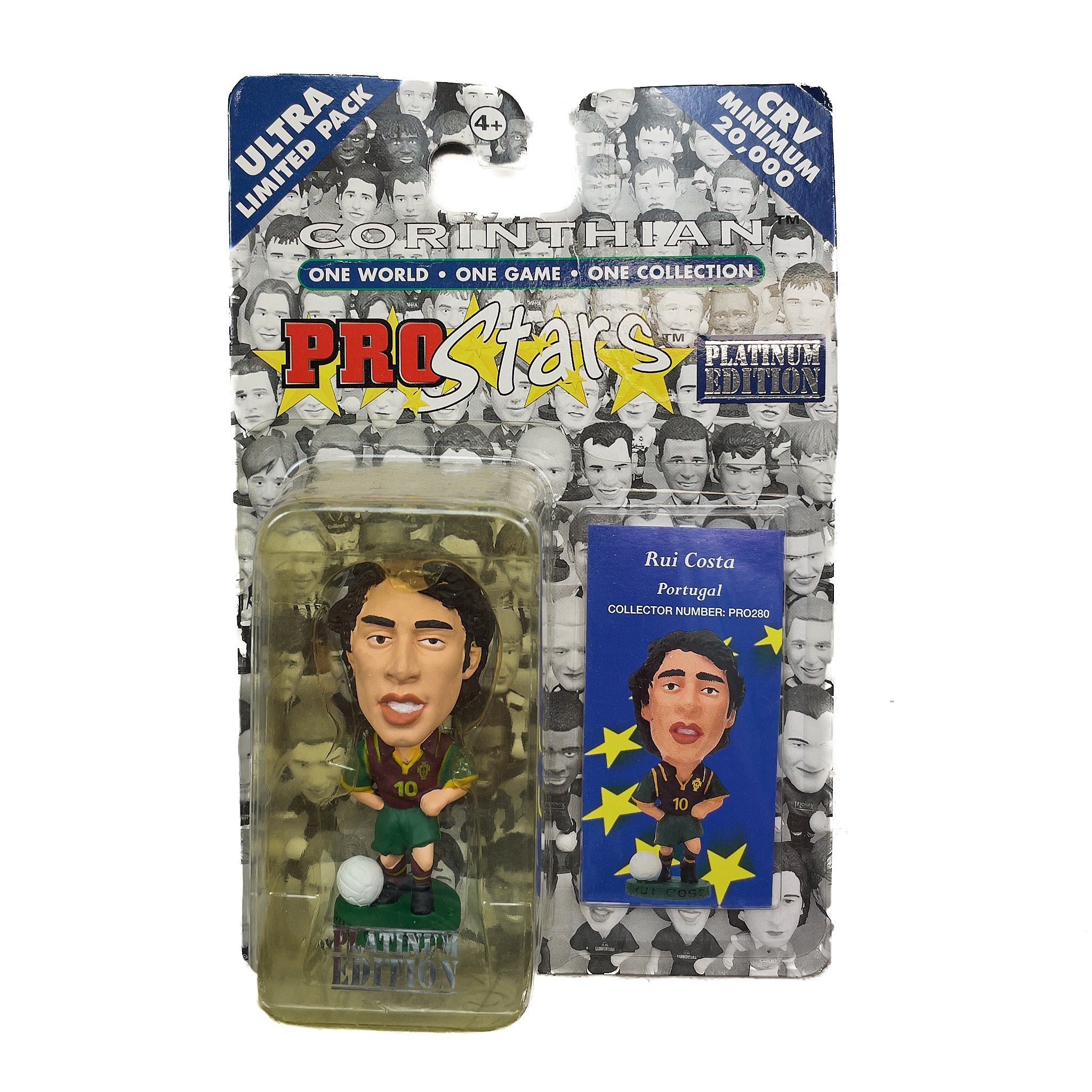 Buy Corinthian Prostars - Rui Costa - Portugal ~ Free worldwide shipping ~ Authentic Vintage Football Shirts from Cult Kits