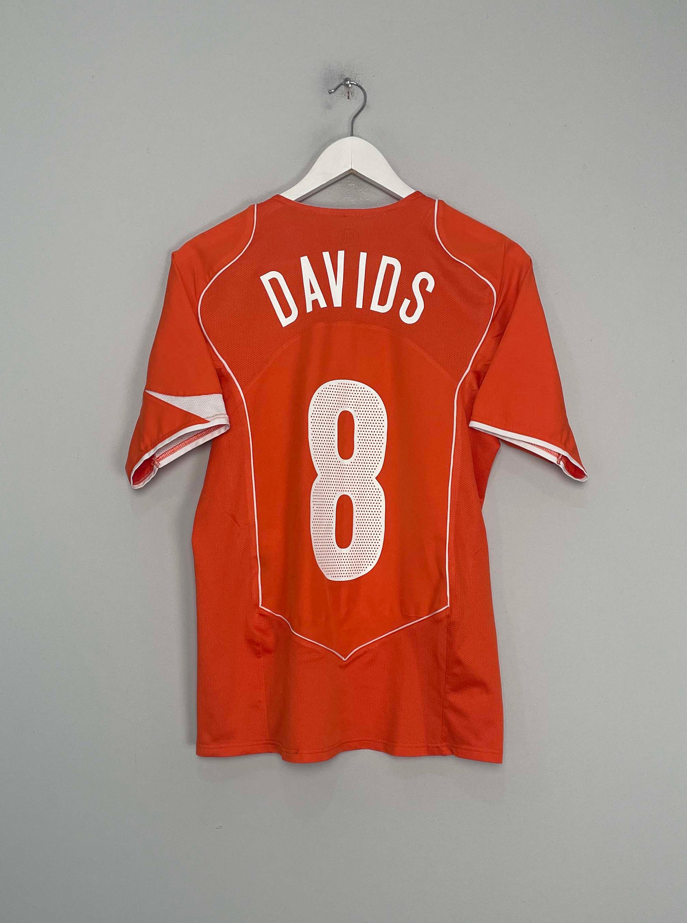 Shop 2004/06 NETHERLANDS DAVIDS #8 HOME SHIRT (S) NIKE, classic football shirts, vintage football shirts & retro soccer jerseys at Cult Kits