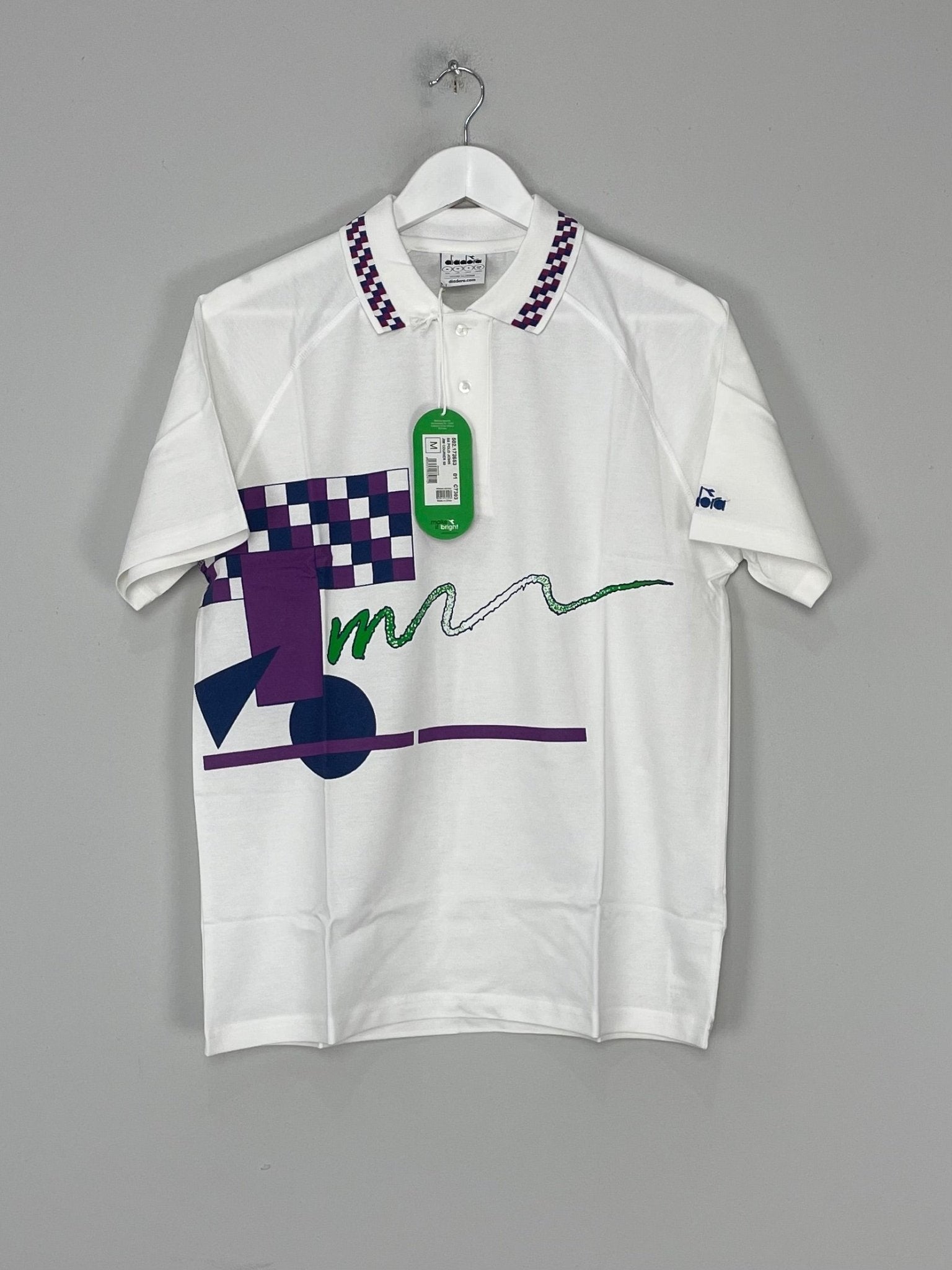 Shop DIADORA 'JIM COURIER' *BNWT* POLO SHIRT (MULTIPLE SIZES), classic football shirts, vintage football shirts & retro soccer jerseys at Cult Kits