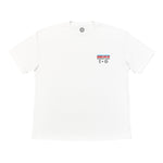 White Double Zindamage Pop-Up Graphic Tee - France Zidane Bootleg available at Cult Kits (front)