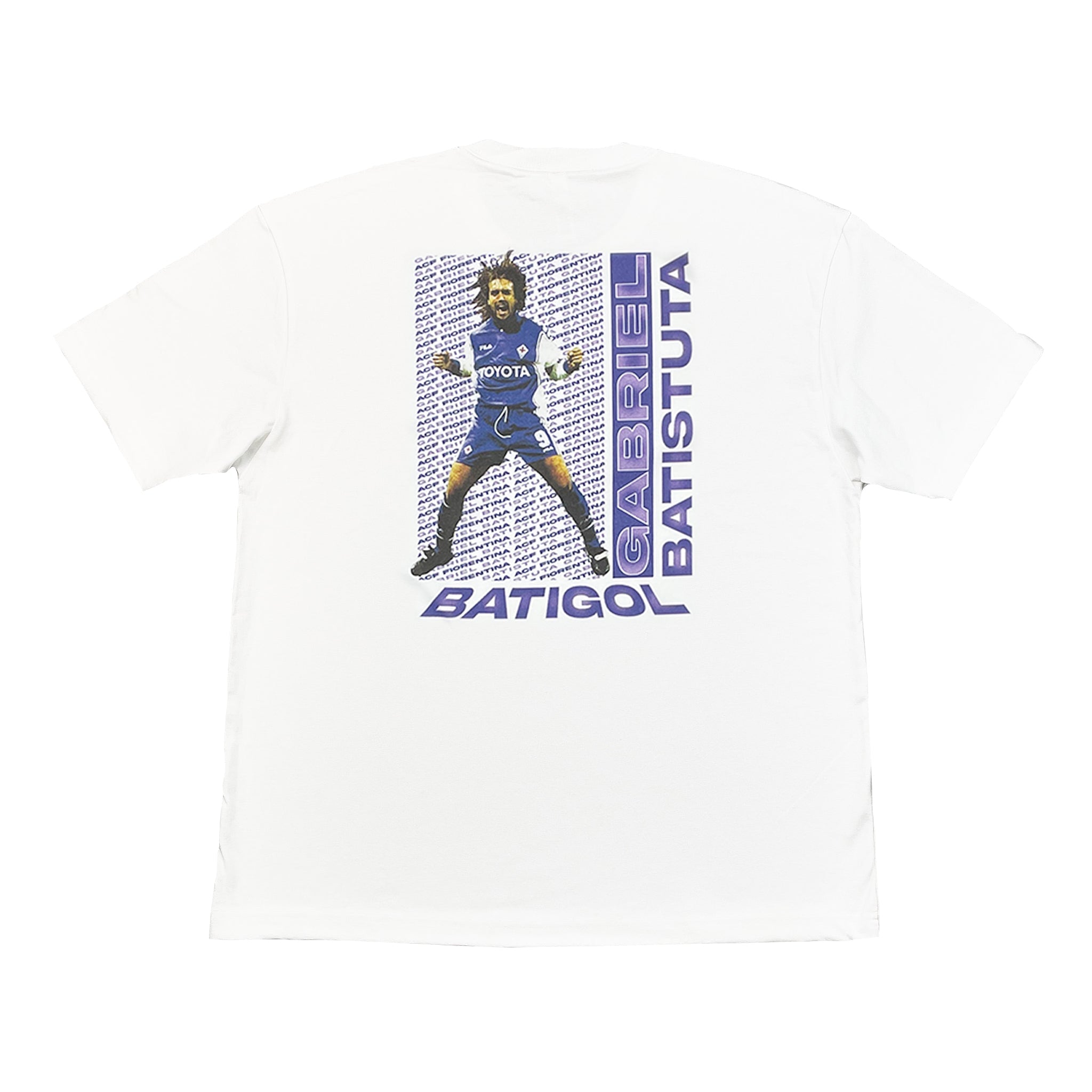 Buy Fiorentina Batigol Batistuta Bootleg Tee ~ Free worldwide shipping ~ Authentic Vintage Football Shirts from Cult Kits