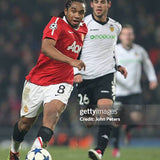 2010/11 VALENCIA ISCO #26 *MATCH WORN vs MANCHESTER UNITED* L/S HOME SHIRT (M) KAPPA