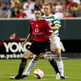 2003/04 CELTIC LAURSEN #16 *MATCH WORN VS MANCHESTER UNITED* HOME SHIRT (XXL) UMBRO