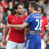 2014/15 CHELSEA AZPILICUETA #26 *MATCH WORN vs MANCHESTER UNITED* HOME SHIRT (M) ADIDAS