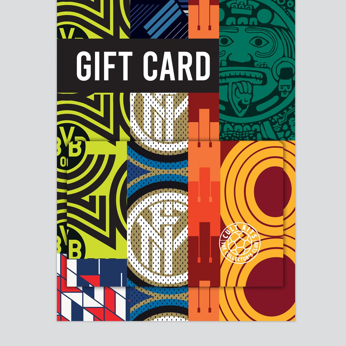 Shop CULT KITS GIFT CARD (PHYSICAL), classic football shirts, vintage football shirts & retro soccer jerseys at Cult Kits