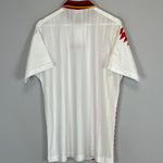 Shop 1994/96 SPAIN AWAY SHIRT (L) ADIDAS, classic football shirts, vintage football shirts & retro soccer jerseys at Cult Kits
