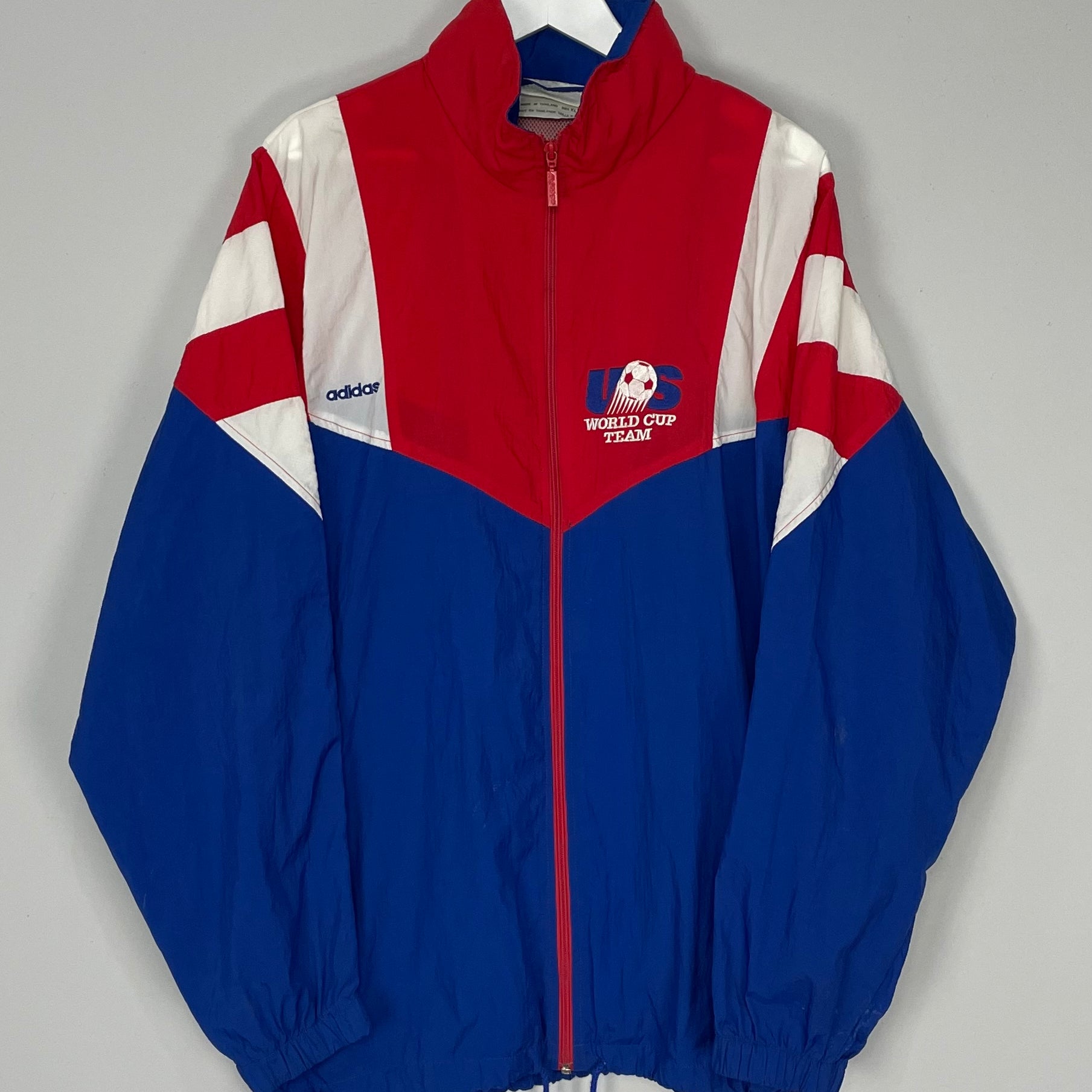 Shop 1992/94 USA WORLD CUP TRACK JACKET (XL) ADIDAS, classic football shirts, vintage football shirts & retro soccer jerseys at Cult Kits