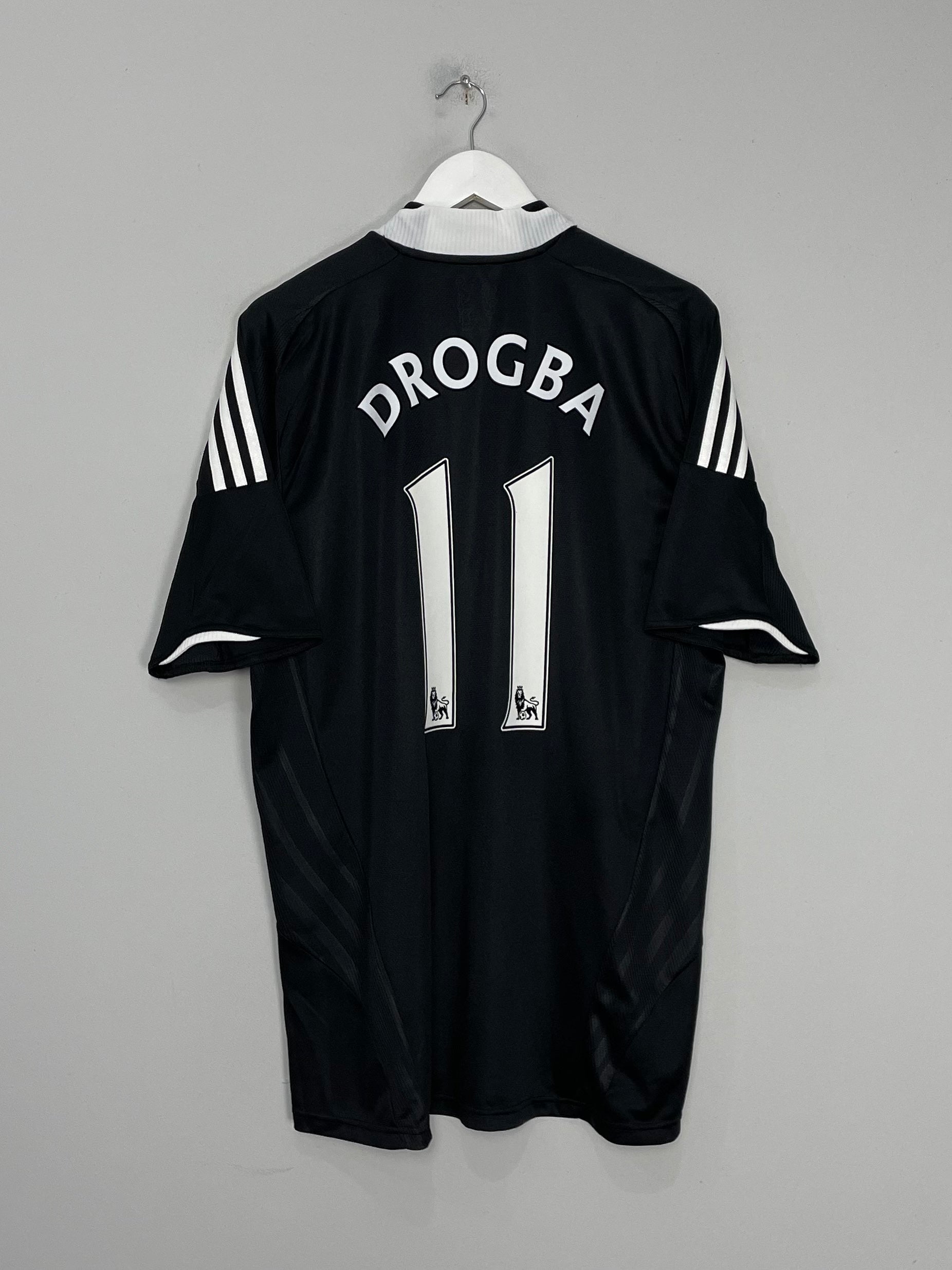 Shop 2008/09 CHELSEA DROGBA #11 AWAY SHIRT (XL) ADIDAS, classic football shirts, vintage football shirts & retro soccer jerseys at Cult Kits