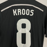 Shop 2014/15 REAL MADRID KROOS #8 AWAY SHIRT (S) ADIDAS, classic football shirts, vintage football shirts & retro soccer jerseys at Cult Kits