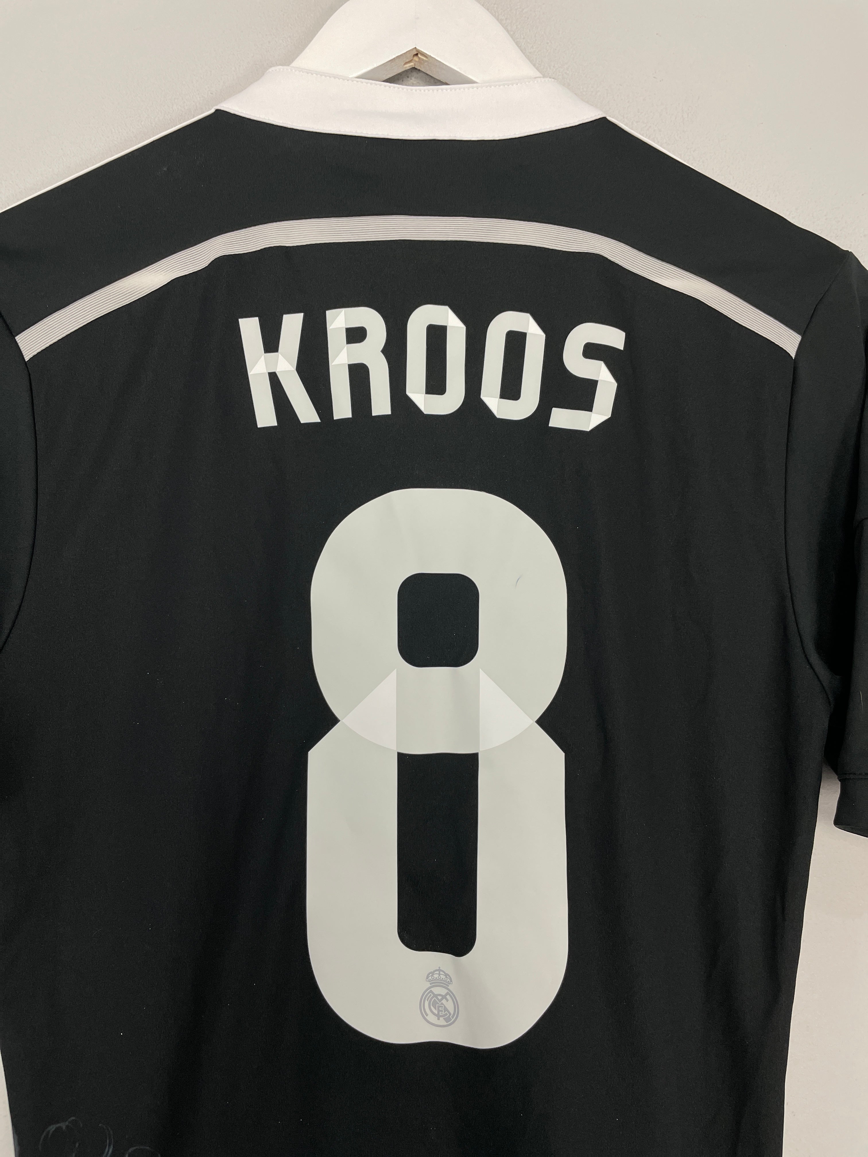 Shop 2014/15 REAL MADRID KROOS #8 AWAY SHIRT (S) ADIDAS, classic football shirts, vintage football shirts & retro soccer jerseys at Cult Kits