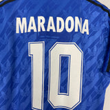 Shop 1994 ARGENTINA MARADONA #10 AWAY SHIRT (M) ADIDAS, classic football shirts, vintage football shirts & retro soccer jerseys at Cult Kits