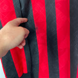 Shop 1994/95 AC MILAN #4 L/S HOME SHIRT (L) LOTTO, classic football shirts, vintage football shirts & retro soccer jerseys at Cult Kits