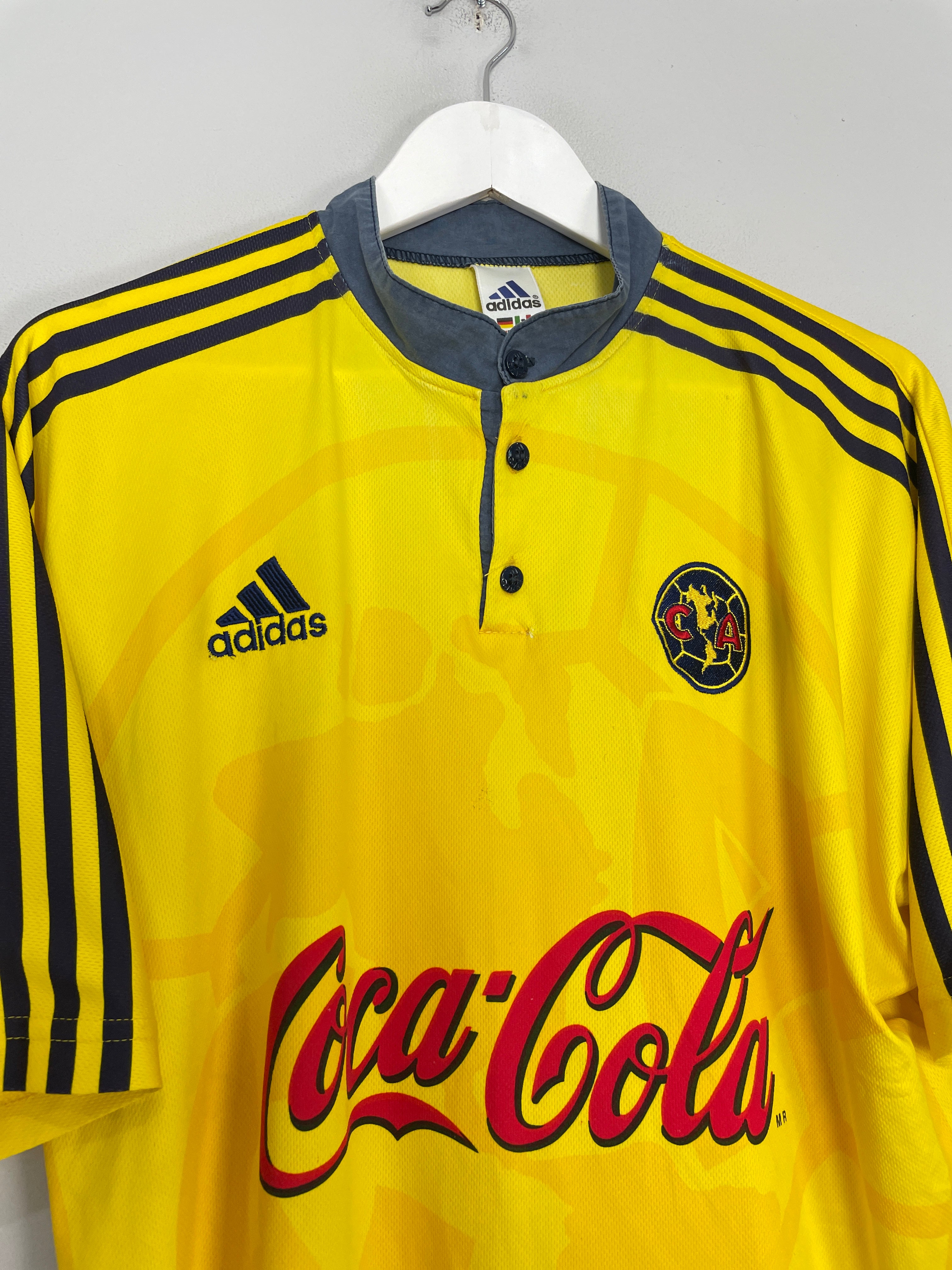 Shop 1997/99 CLUB AMERICA HOME SHIRT (M) ADIDAS, classic football shirts, vintage football shirts & retro soccer jerseys at Cult Kits