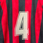 Shop 1994/95 AC MILAN #4 L/S HOME SHIRT (L) LOTTO, classic football shirts, vintage football shirts & retro soccer jerseys at Cult Kits