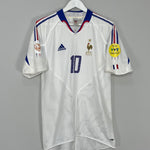 Shop 2004/06 FRANCE ZIDANE #10 AWAY SHIRT (M) ADIDAS, classic football shirts, vintage football shirts & retro soccer jerseys at Cult Kits