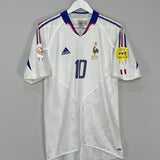 Shop 2004/06 FRANCE ZIDANE #10 AWAY SHIRT (M) ADIDAS, classic football shirts, vintage football shirts & retro soccer jerseys at Cult Kits