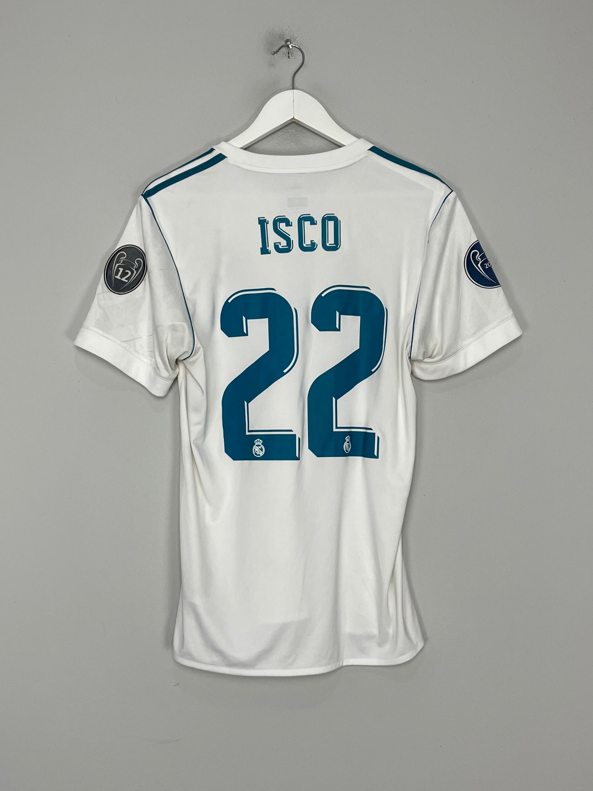 Shop 2017/18 REAL MADRID ISCO #22 HOME SHIRT (M) ADIDAS, classic football shirts, vintage football shirts & retro soccer jerseys at Cult Kits