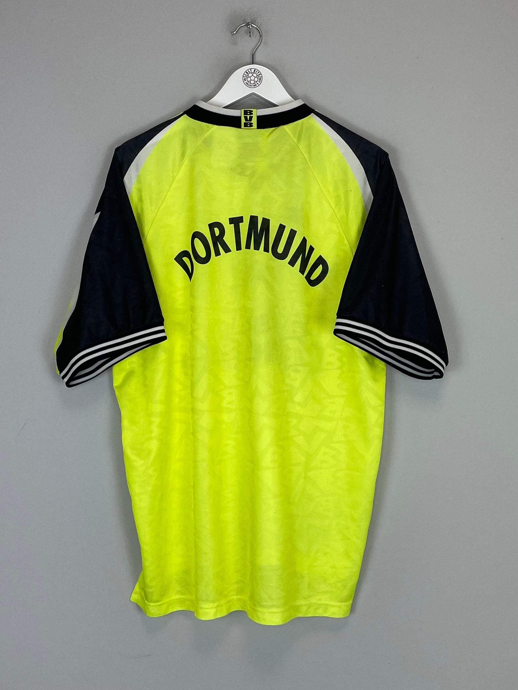 Shop 1995/96 DORTMUND HOME SHIRT (XL) NIKE, classic football shirts, vintage football shirts & retro soccer jerseys at Cult Kits