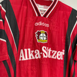 Shop 1996/98 BAYER LEVERKUSEN *MINT* HOME SHIRT (XL) ADIDAS, classic football shirts, vintage football shirts & retro soccer jerseys at Cult Kits