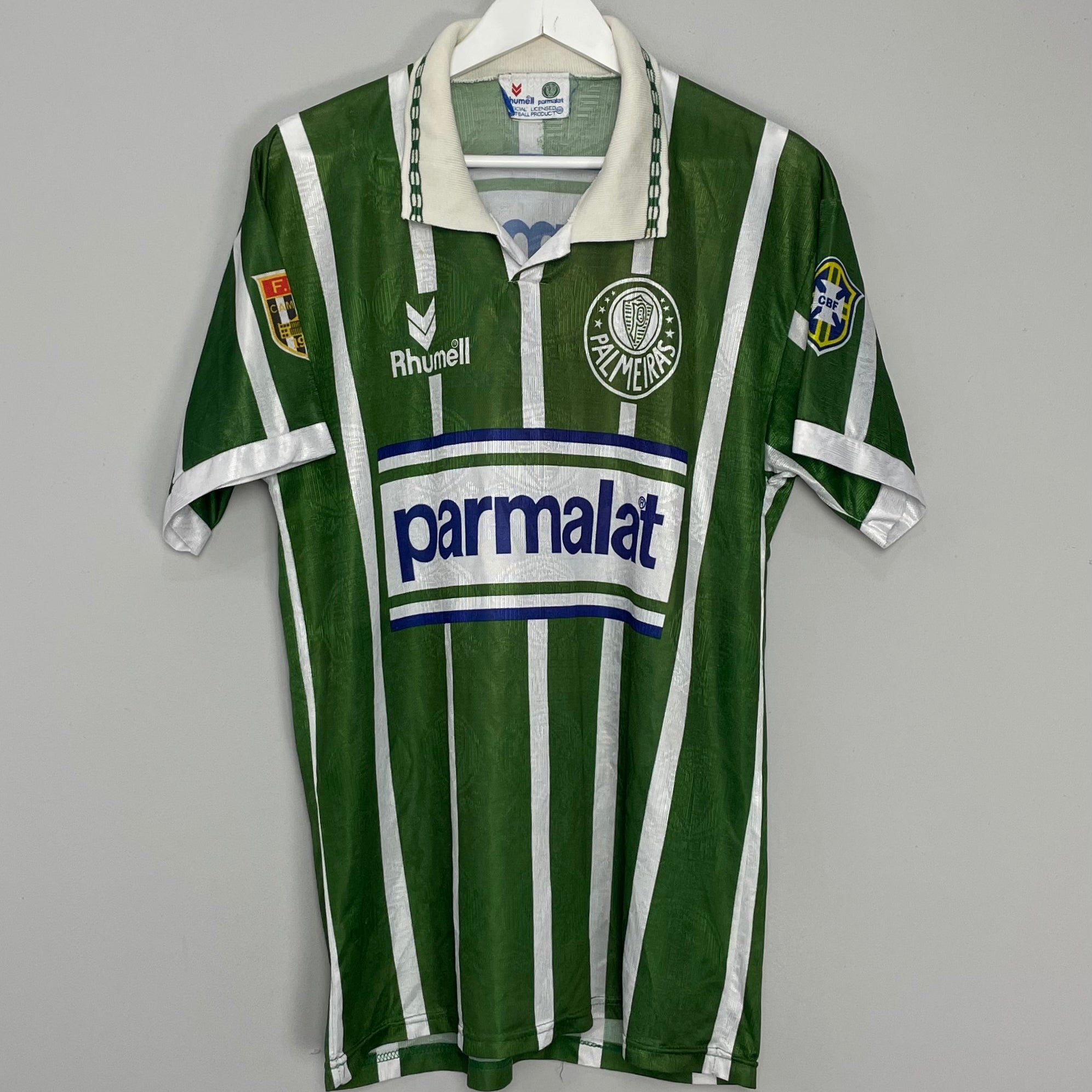Shop 1993/94 PALMEIRAS #7 HOME SHIRT (XL) RHUMMEL, classic football shirts, vintage football shirts & retro soccer jerseys at Cult Kits