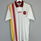Shop 1994/96 SPAIN AWAY SHIRT (L) ADIDAS, classic football shirts, vintage football shirts & retro soccer jerseys at Cult Kits