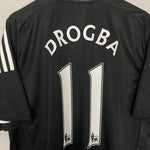 Shop 2008/09 CHELSEA DROGBA #11 AWAY SHIRT (XL) ADIDAS, classic football shirts, vintage football shirts & retro soccer jerseys at Cult Kits