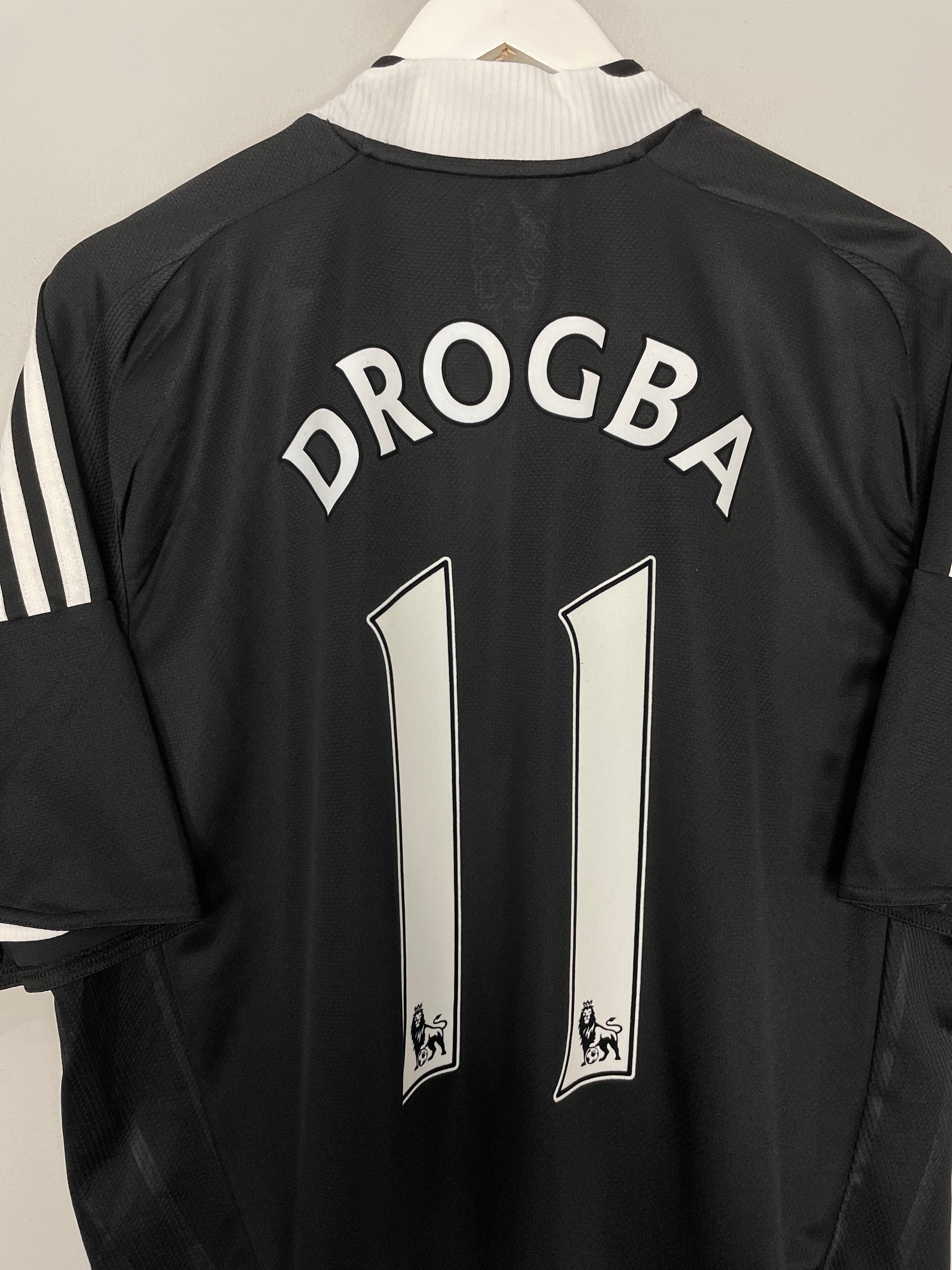 Shop 2008/09 CHELSEA DROGBA #11 AWAY SHIRT (XL) ADIDAS, classic football shirts, vintage football shirts & retro soccer jerseys at Cult Kits