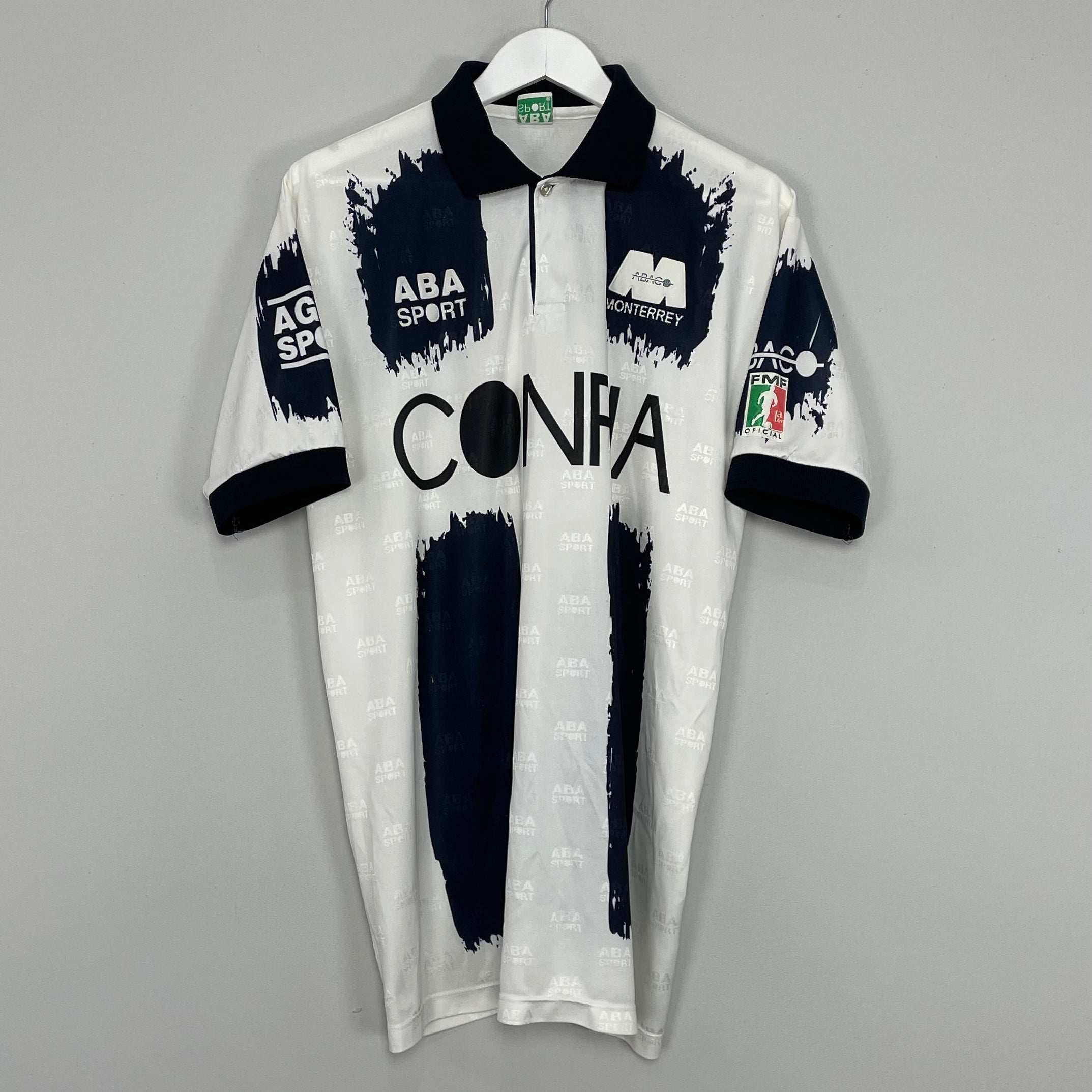 Shop 1995/96 MONTERREY HOME SHIRT (XL) ABA SPORT, classic football shirts, vintage football shirts & retro soccer jerseys at Cult Kits
