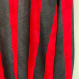 Shop 1994/95 AC MILAN #4 L/S HOME SHIRT (L) LOTTO, classic football shirts, vintage football shirts & retro soccer jerseys at Cult Kits