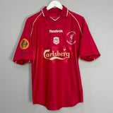 2000/02 LIVERPOOL OWEN #10 HOME SHIRT (M) REEBOK