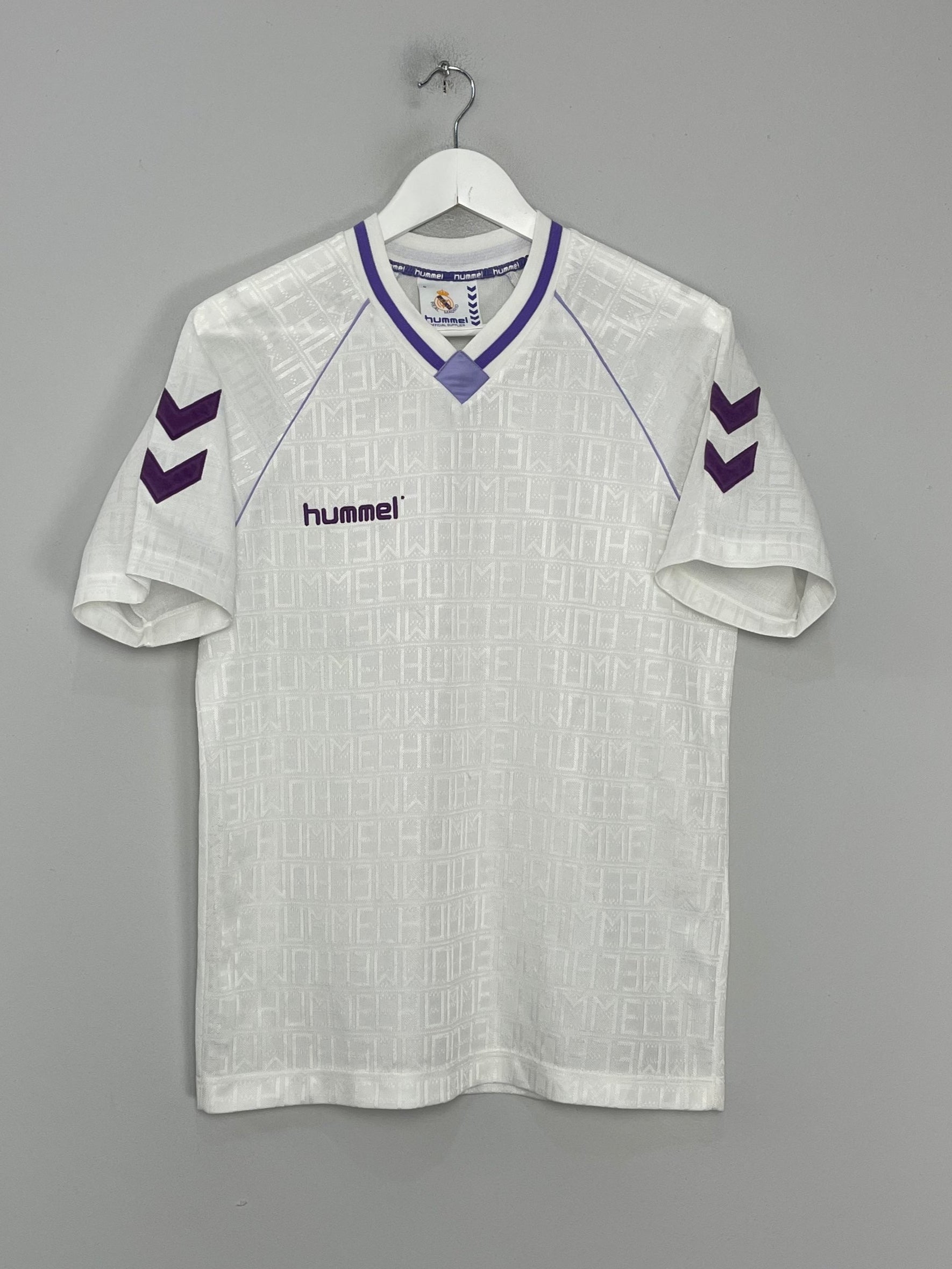 1990/91 REAL MADRID HOME SHIRT (S) HUMMEL