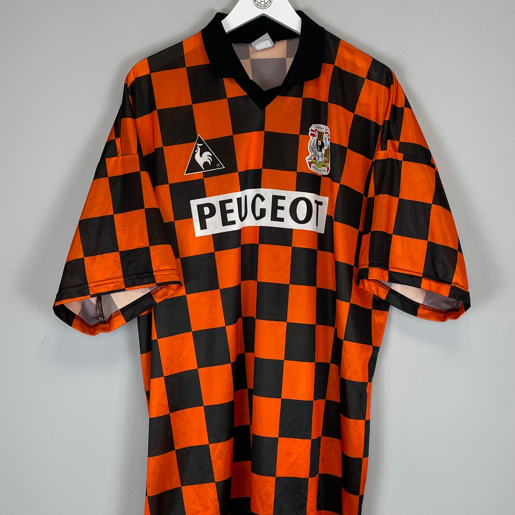Shop 1996/97 COVENTRY CITY *PROTOTYPE* AWAY SHIRT (XL) LE COQ, classic football shirts, vintage football shirts & retro soccer jerseys at Cult Kits
