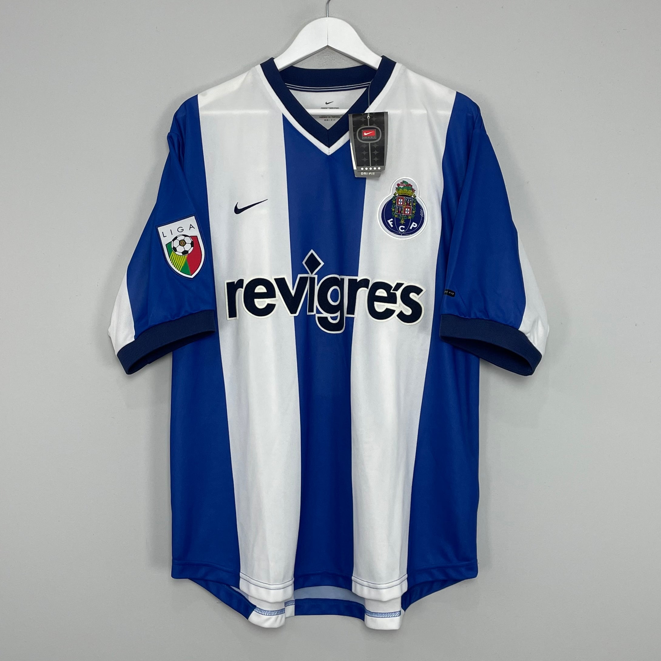 Shop 2000/01 PORTO *BNWT* HOME SHIRT (XL) NIKE, classic football shirts, vintage football shirts & retro soccer jerseys at Cult Kits