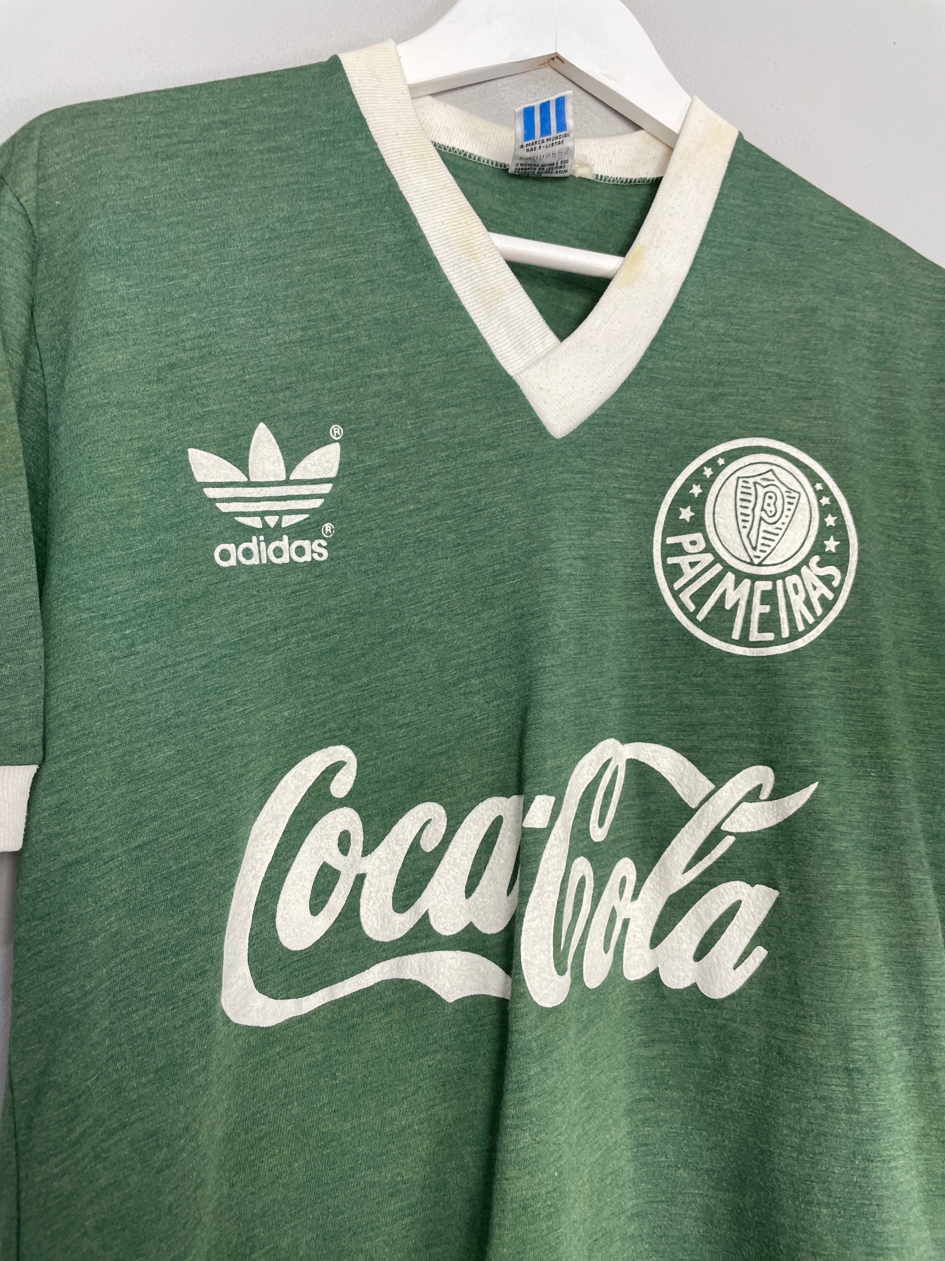 Shop 1989/90 PALMEIRAS #6 HOME SHIRT (M) ADIDAS, classic football shirts, vintage football shirts & retro soccer jerseys at Cult Kits