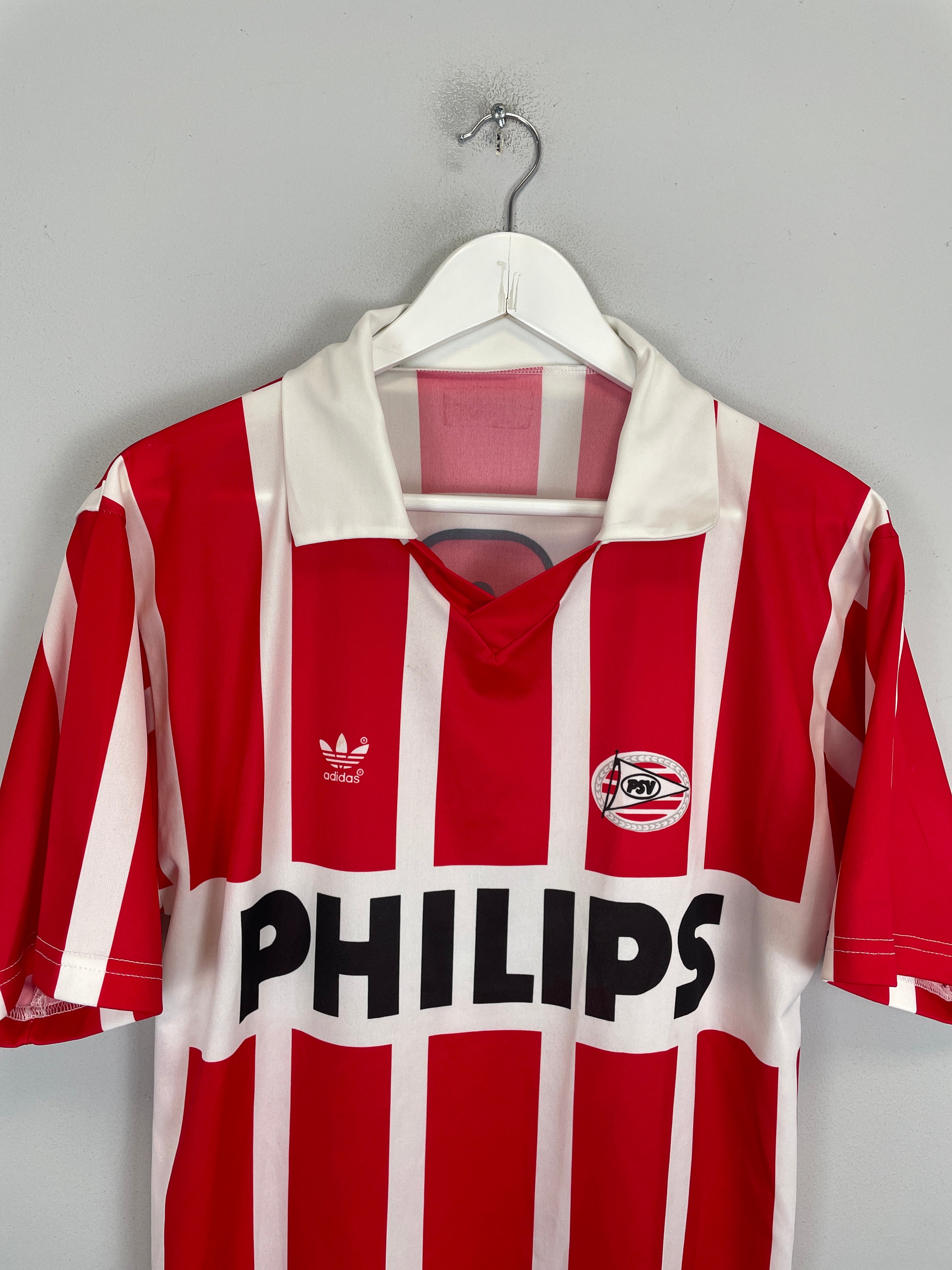Shop 1990/93 PSV #9 HOME SHIRT (M) ADIDAS, classic football shirts, vintage football shirts & retro soccer jerseys at Cult Kits